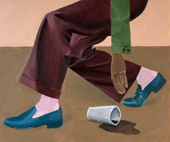 "Spilled coffee" Original