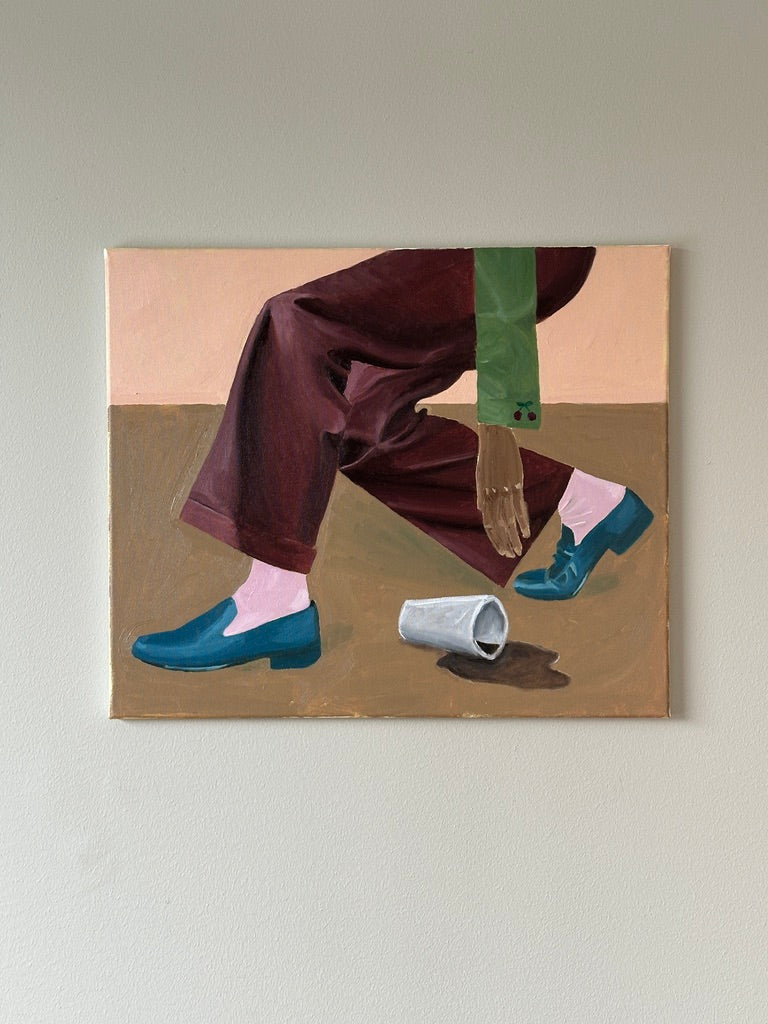 "Spilled coffee" Original