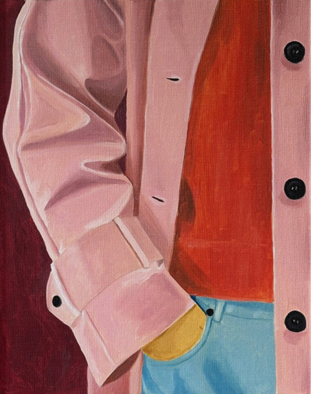 "Pink coat" Original